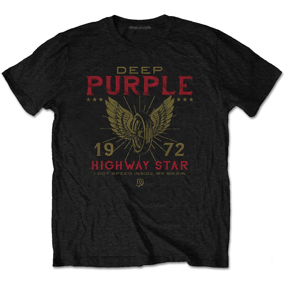 DEEP PURPLE ディープパープル (2026年 4月 来日 ) - Highway Star / Black / Tシャツ / メンズ - PGS